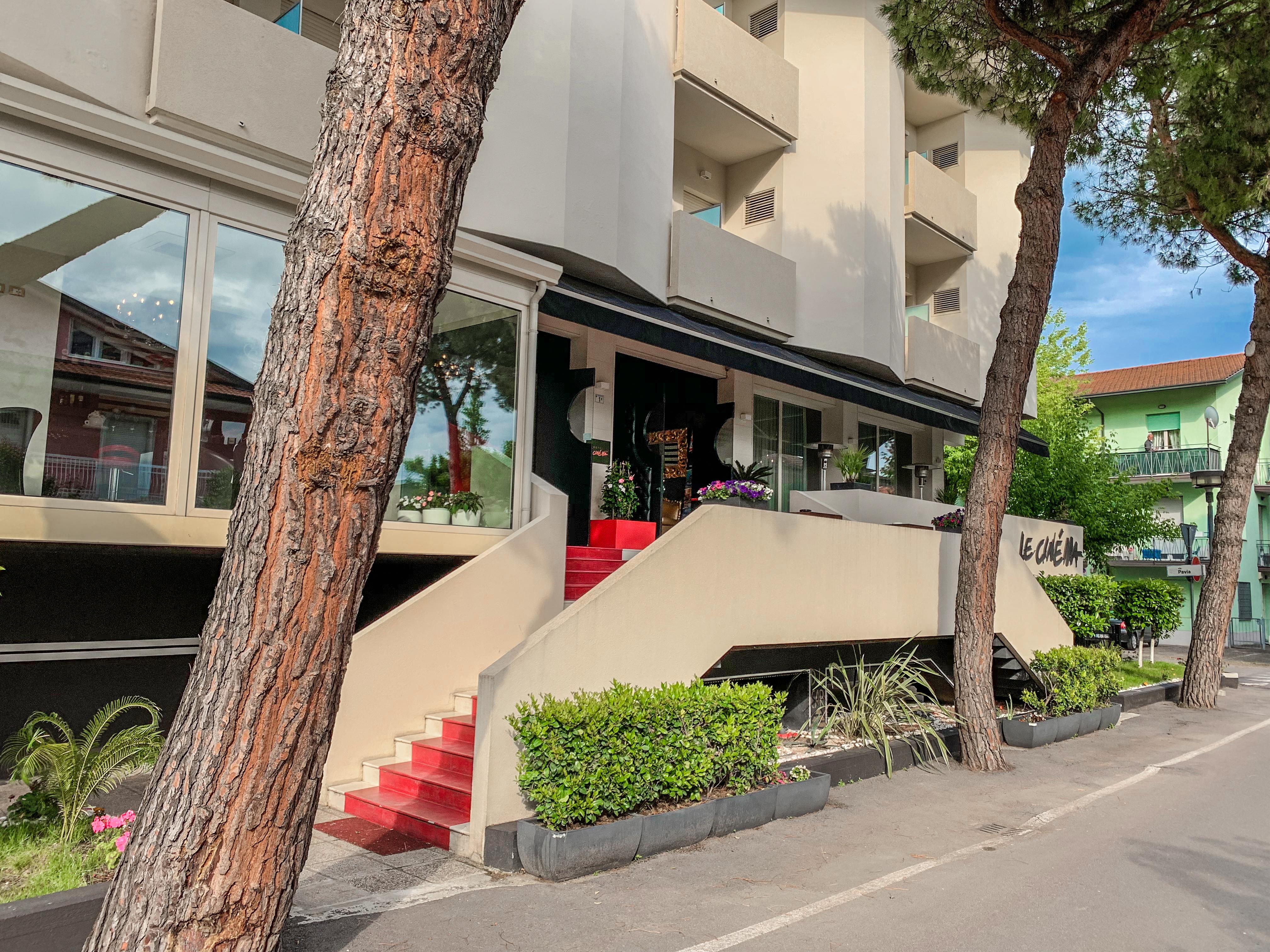 Hotel Le Cinema Gatteo a Mare Exteriör bild